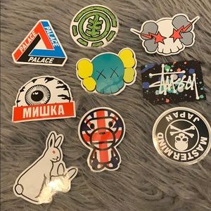 Brand name stickers for teens!